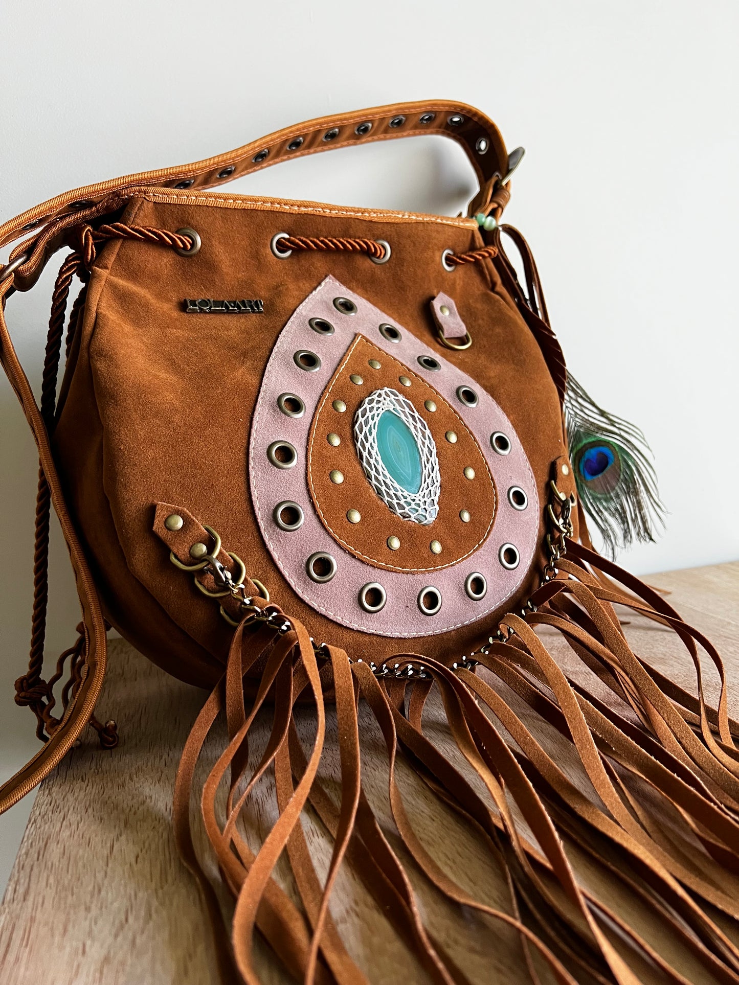 Bolsa Com Franja Serena Vegan Western Boho