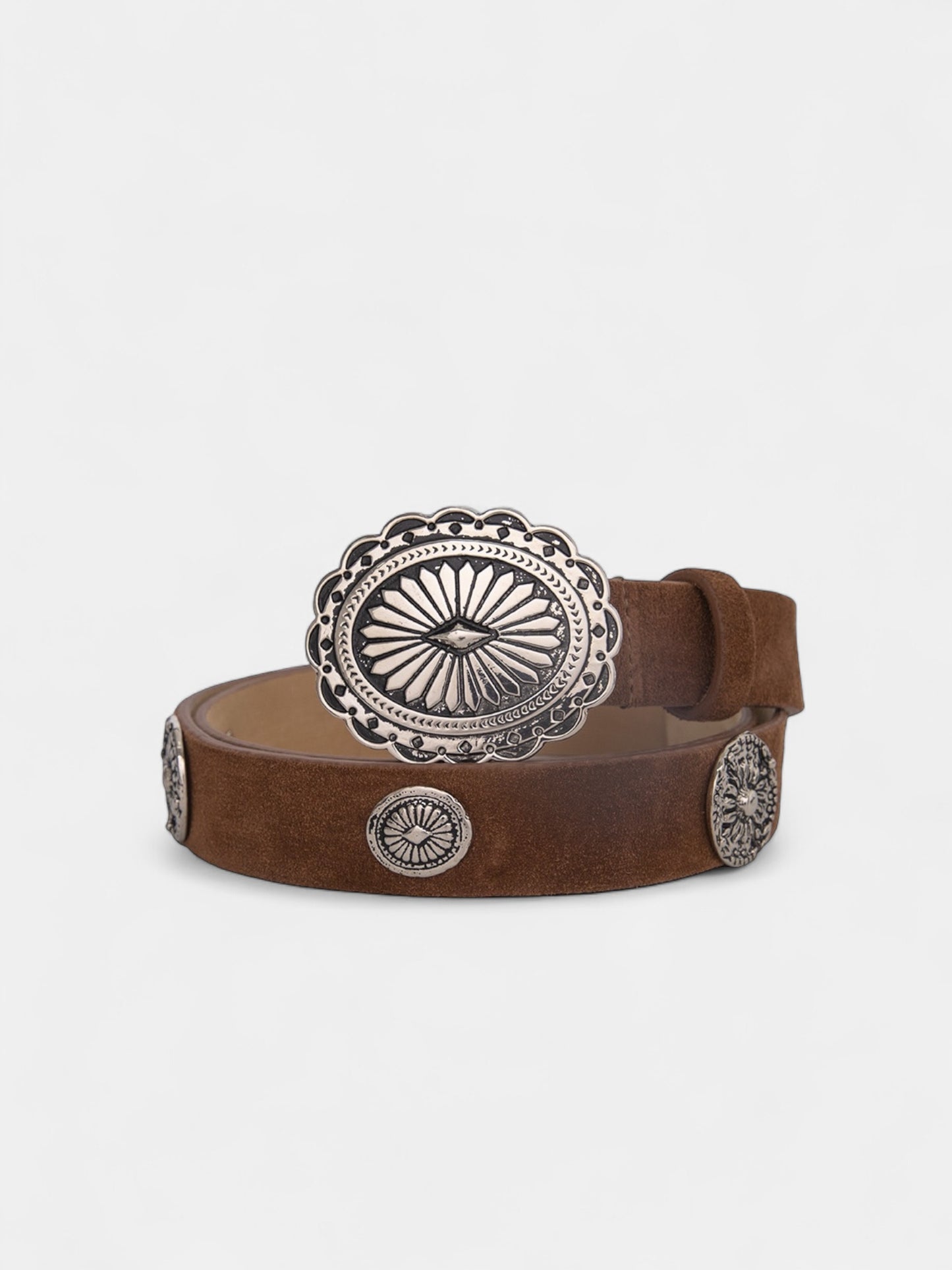 Cinto Boho Vibes Couro Camurça