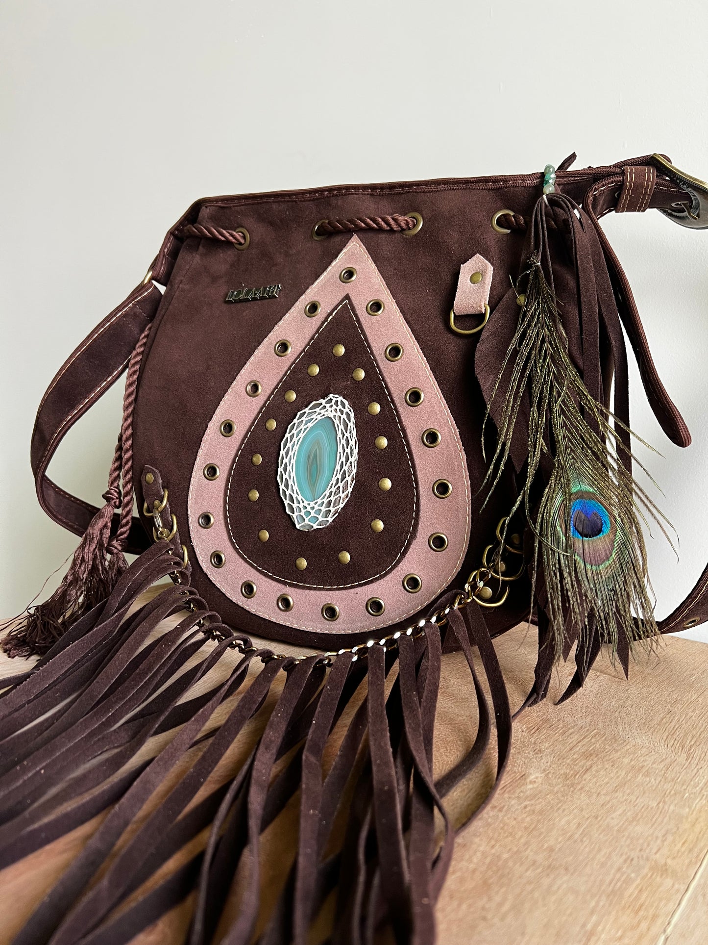 Bolsa Com Franja Terrah Vegan Western Boho