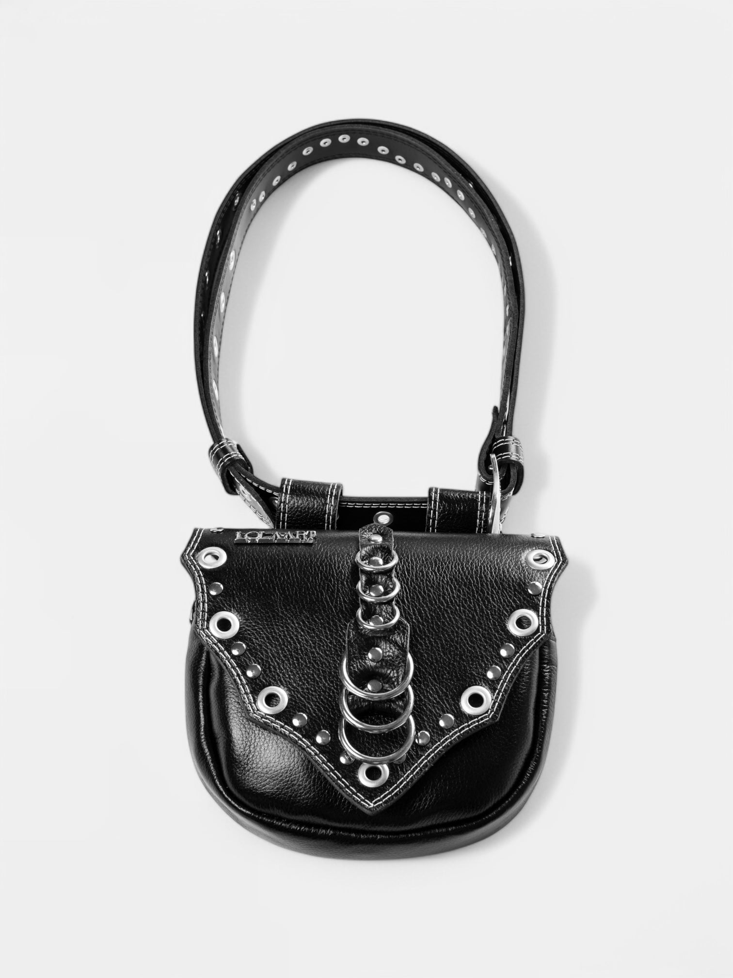 CartuBag Black Rings Couro