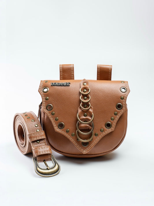 CartuBag Camel Rings Couro