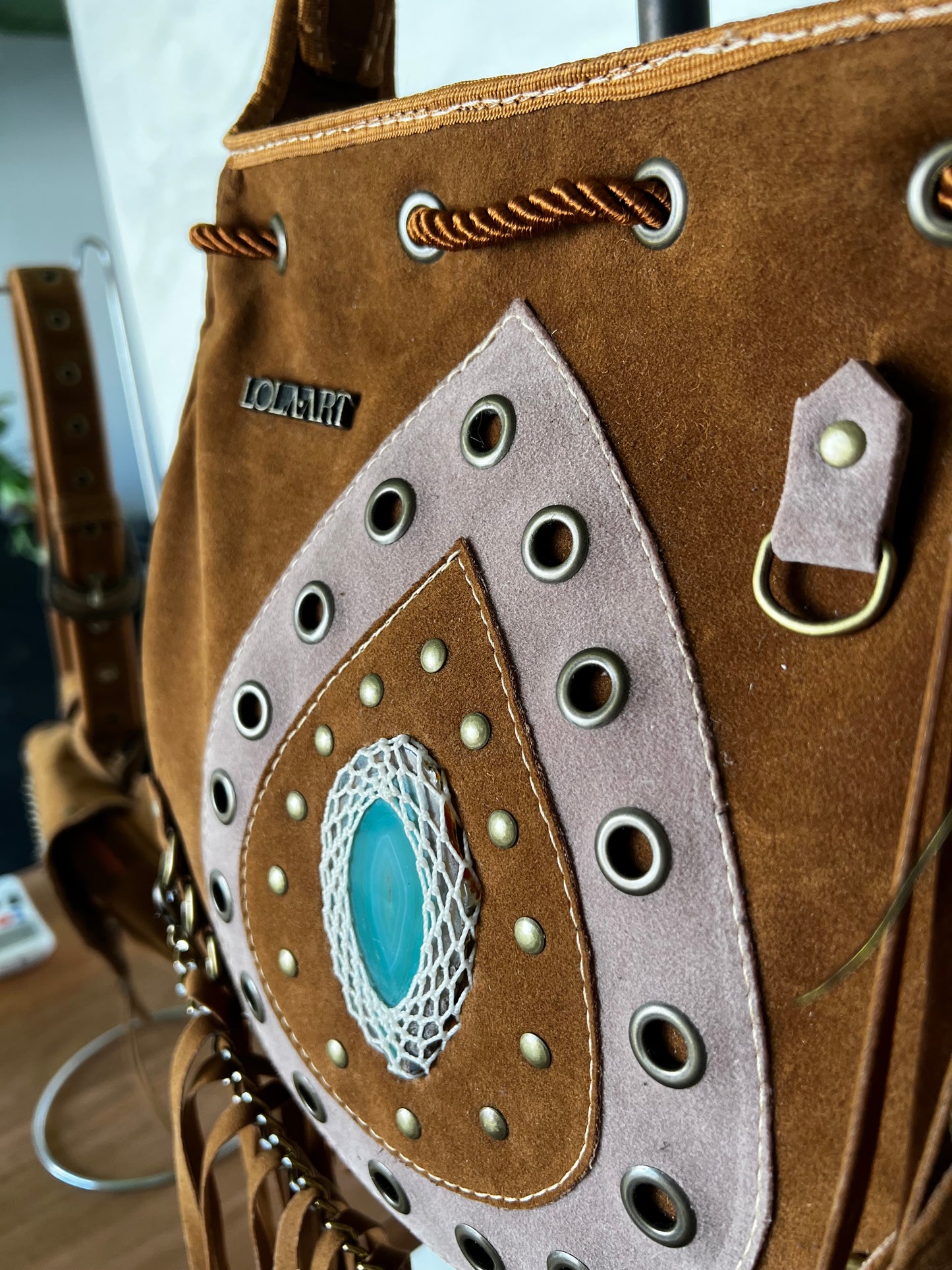 Bolsa Com Franja Serena Vegan Western Boho