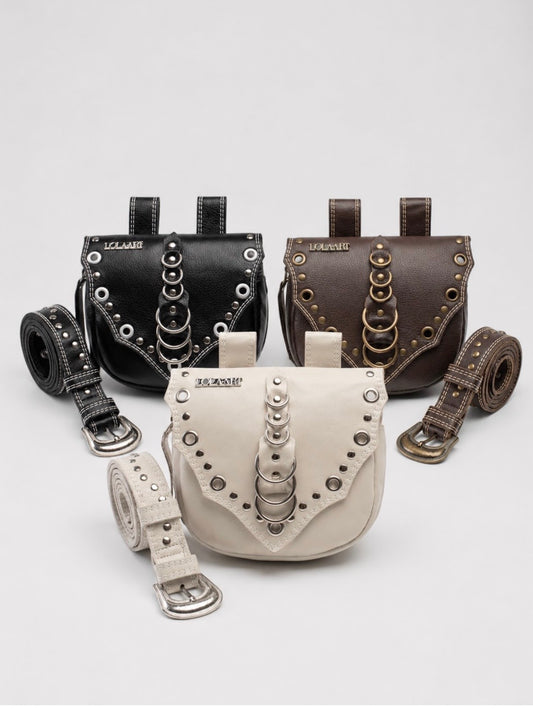 Kit: 3 CartuBags Rings Couro