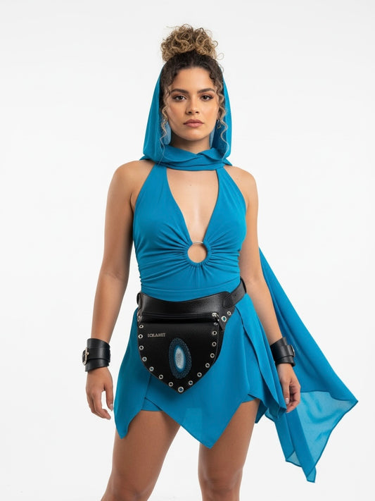 Cartucheira Black Ágata Azul