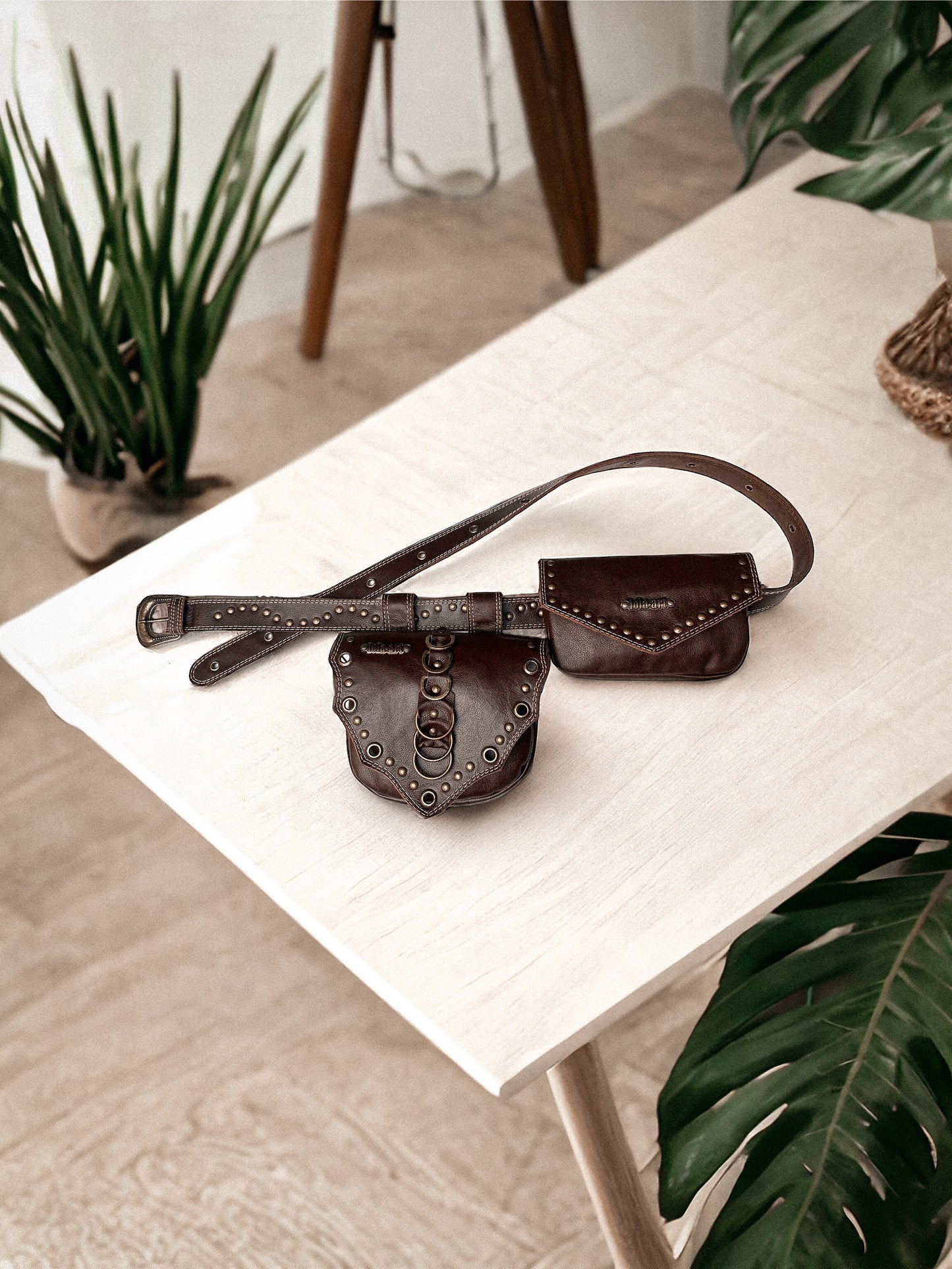 Cartucheira Brown Western Couro