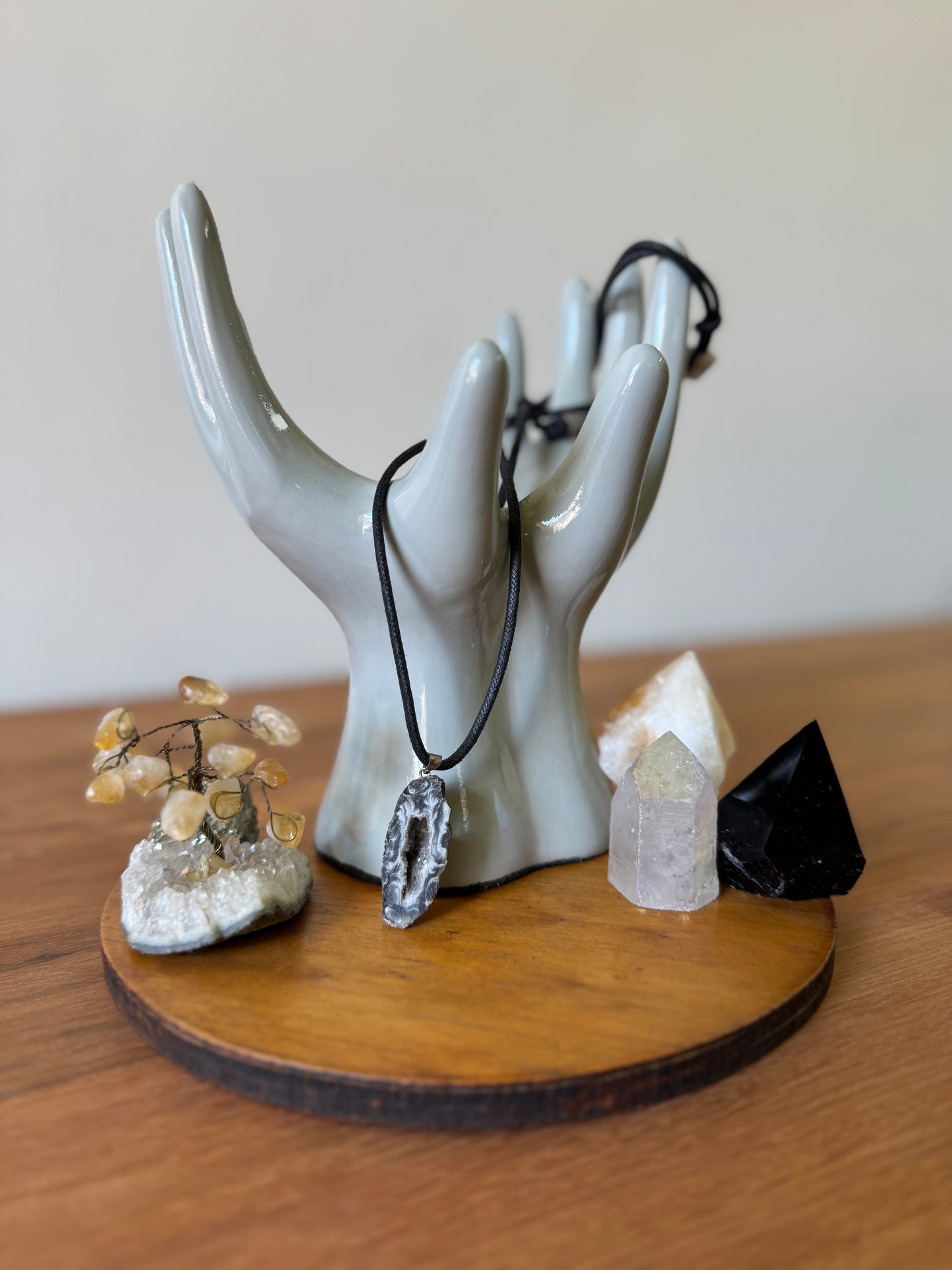 Colar Geodo de Ágata