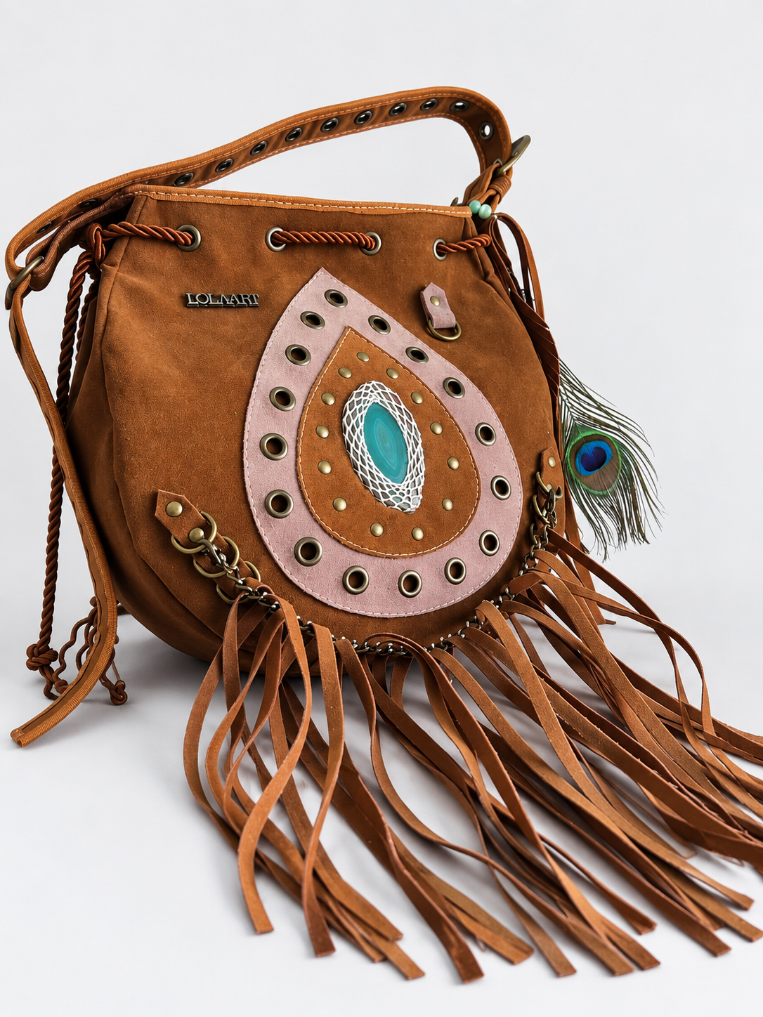 Bolsa Com Franja Serena Vegan Western Boho