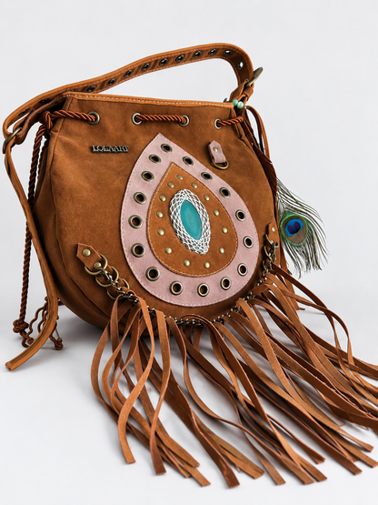 Bolsa Com Franja Serena Vegan Western Boho