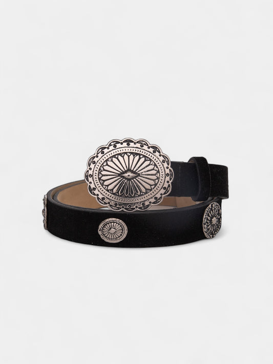 Cinto Boho Vibes Couro Camurça