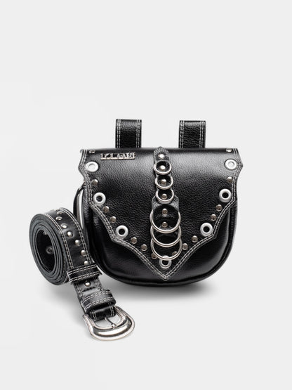 CartuBag Black Rings Couro