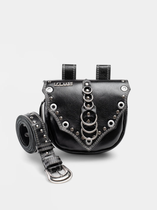 CartuBag Black Rings Couro