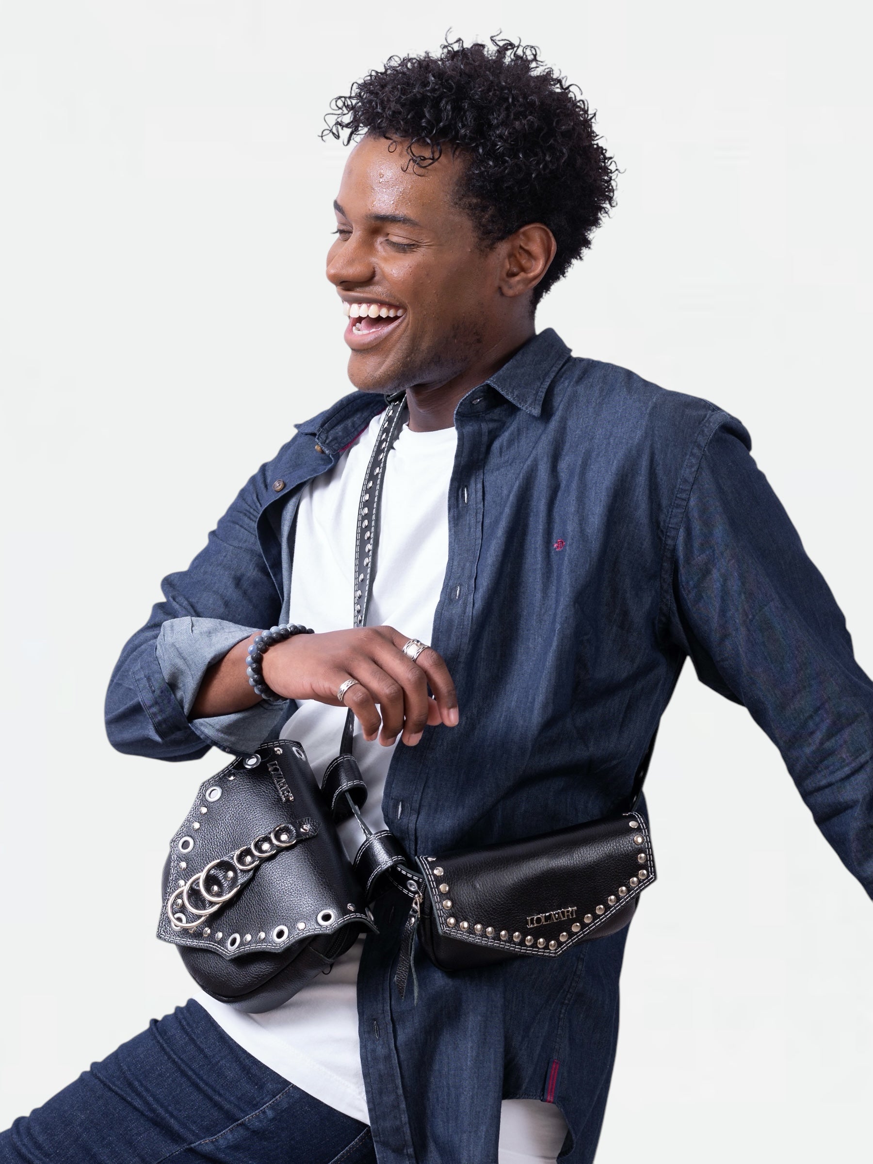 Cartucheira Black Western Couro