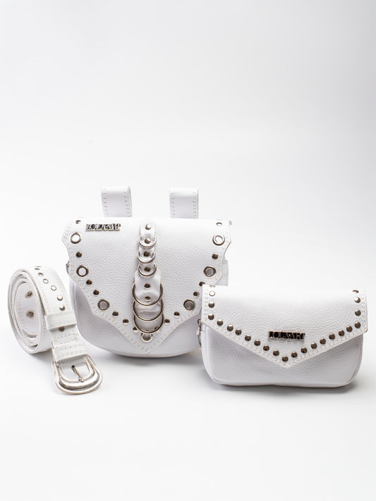 Cartucheira White Western Couro
