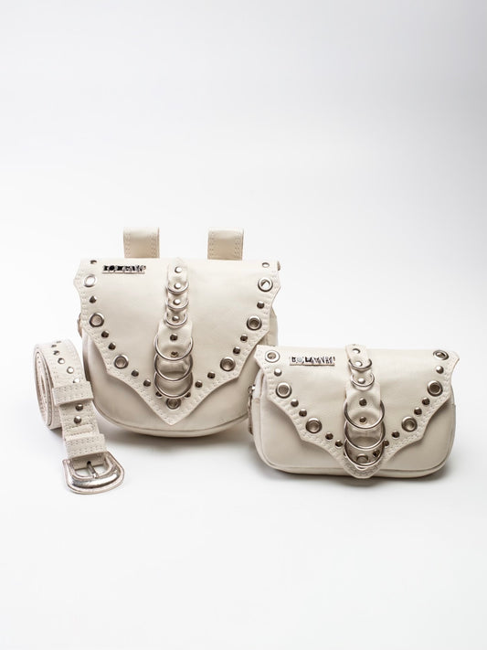 Cartucheira Snow Double Rings Couro